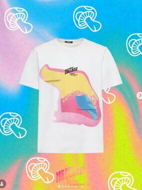 MSFTSrep Trippy Summer Jaden Smith Graphic T-Shirt White Men's M